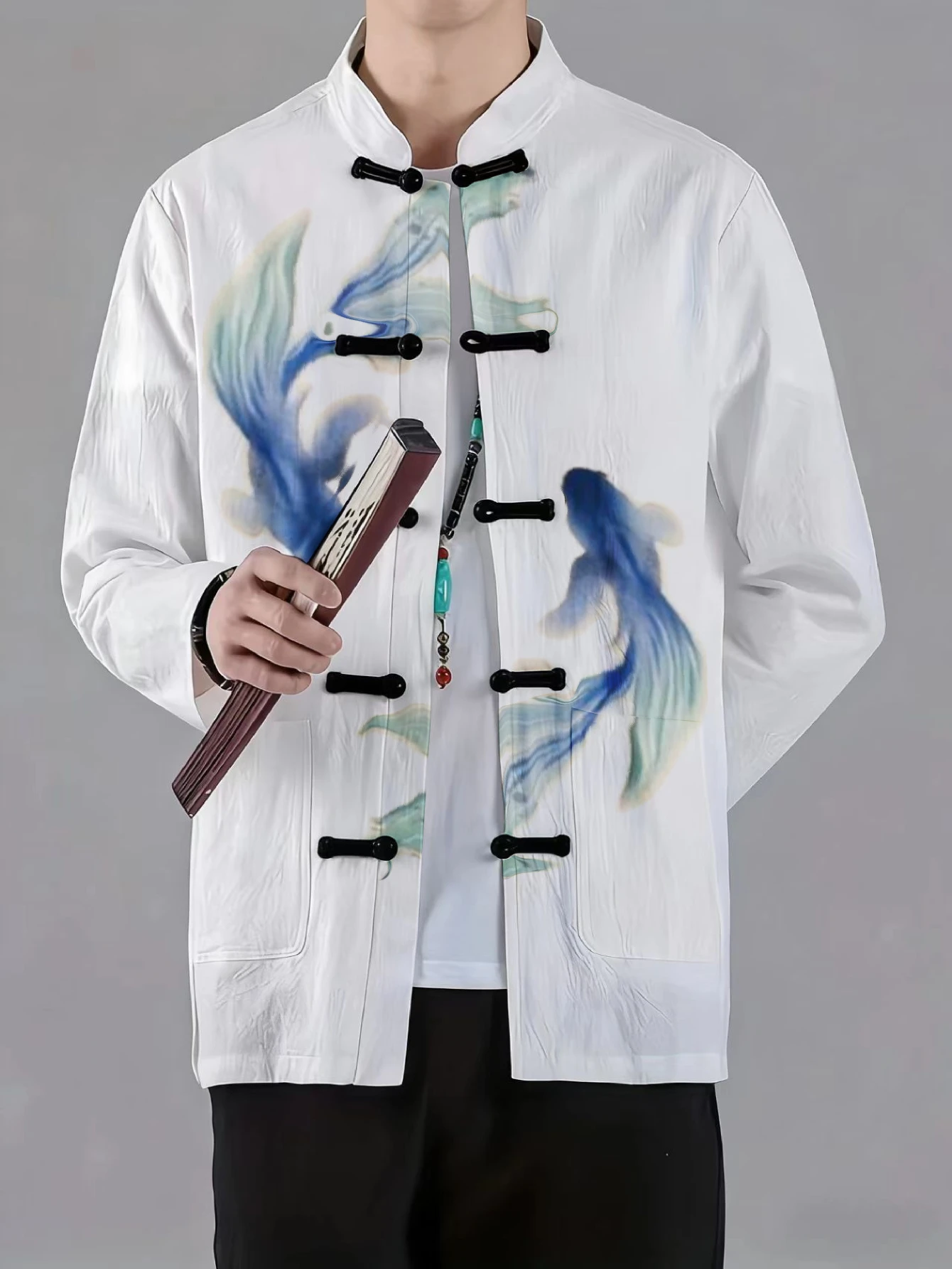 Veste pour homme à col mandari - Vintage Collectible Marbles avis et prix