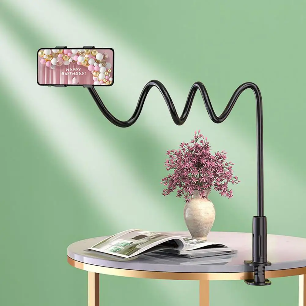 Suporte de telefone para motocicleta, braçadeira flexível de braço longo, suporte para tablet, para cabeceiras, carros, absorção de choque magnética para samsung