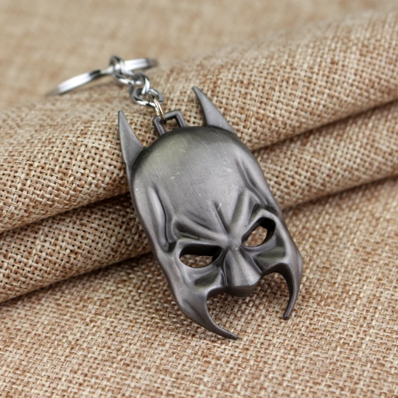 Porte-clés pendentif vintage en métal, collection de bijoux, clé Batman, cadeau JoKidsBibelot