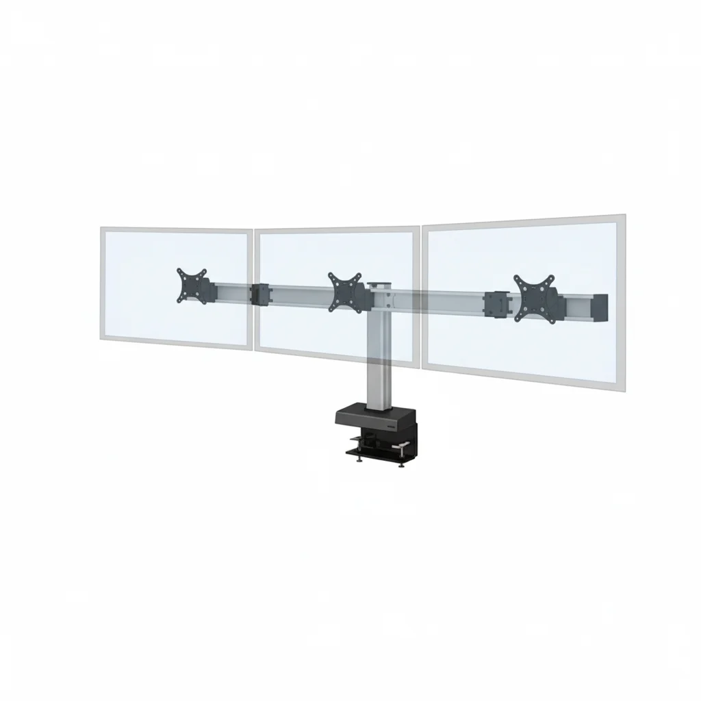 

ВНУТРЕННЯЯ ОФИСЬ 62717-3-104 Настольное крепление для 3x ЖК-мониторов