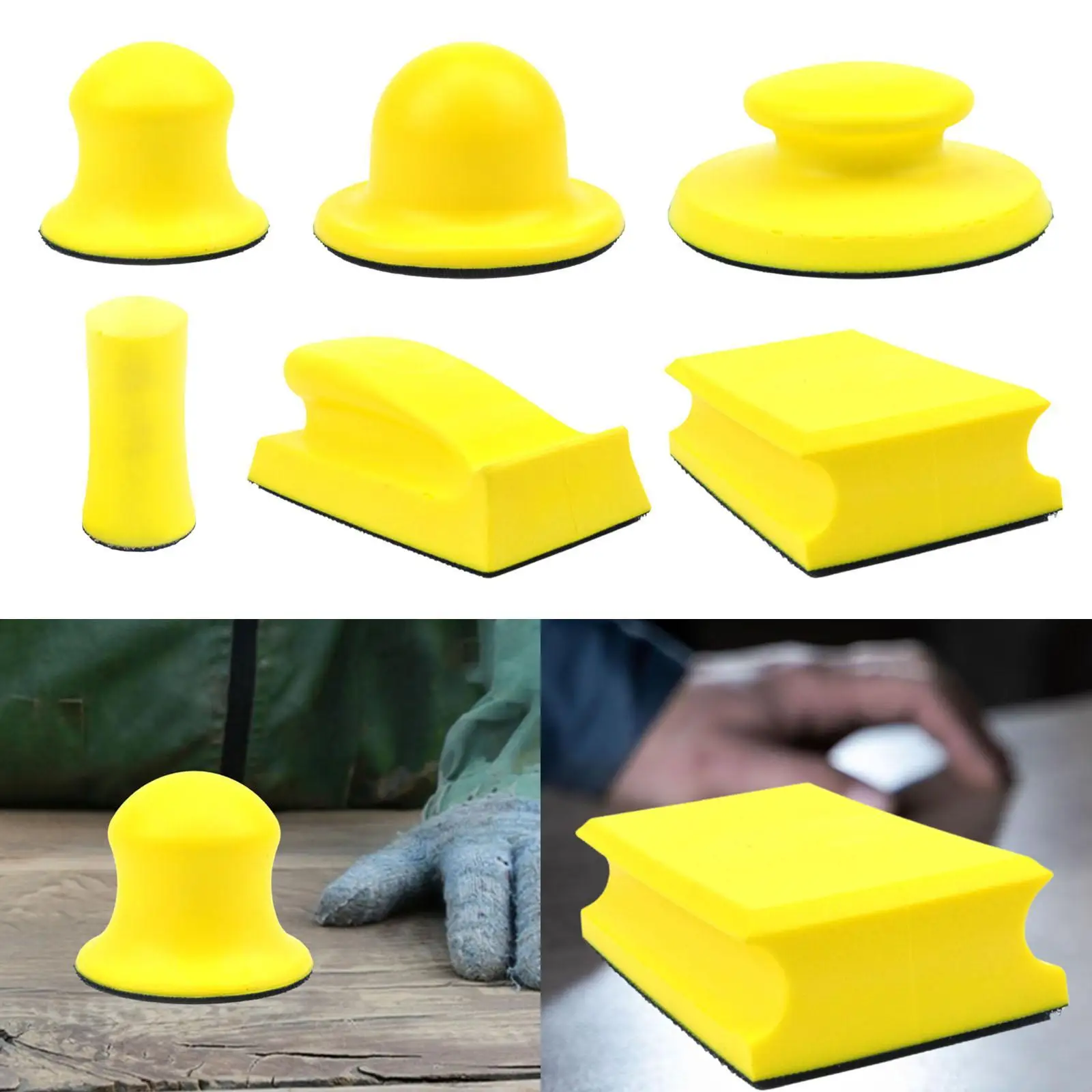 Hand Sanding Block Sanding Pad for Furniture Restoration Woodworking Crafts