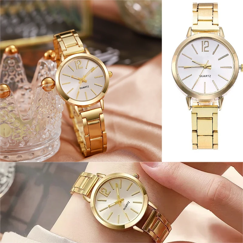 

Роскошные женские часы, модные кварцевые наручные часы с ремешком из сплава, повседневные цифровые часы для женщин, Reloj Mujer Часы Женские Наручные