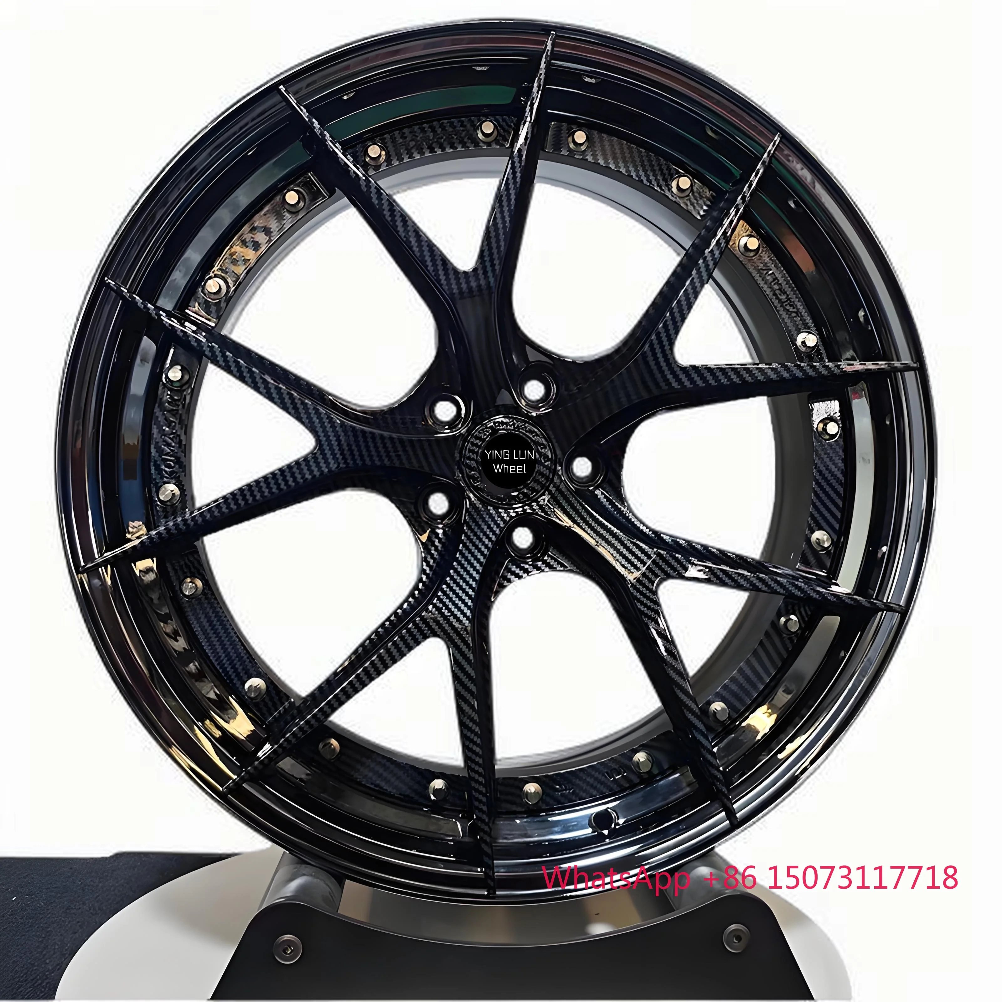 

Carbon Fiber Custom Forging Wheel 19 20 21 22 Inch 5x112 5x14.3 5x120 Passenger Car Wheel Two-piece Forging Wheel