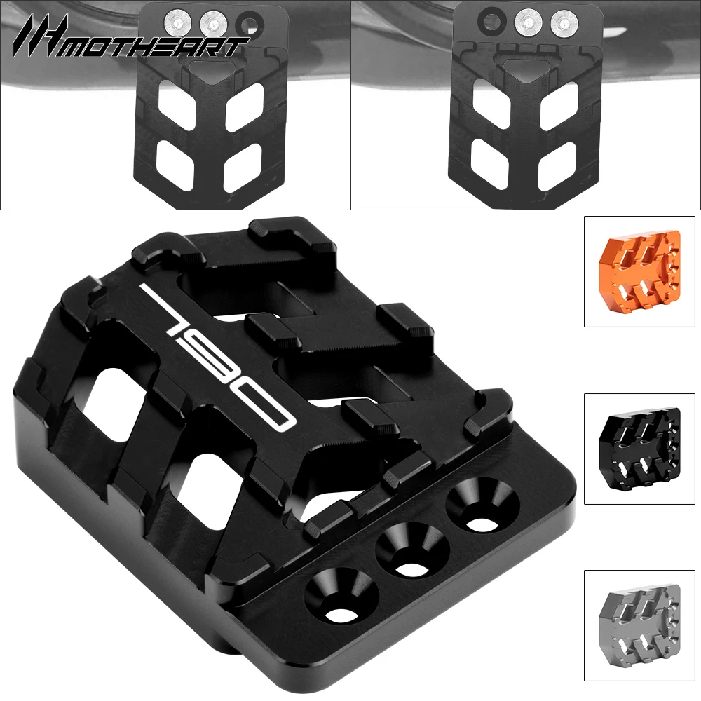 Motorcycle Brake Pedal Extension Plate For 790 Adventure 2019-2025 790 Adventure R Brake Lever Pad Enhancer Accessories