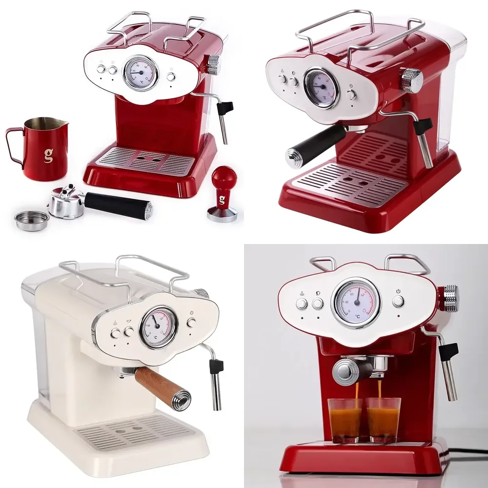 

【2026】 New Style 19bar Electric Espresso Coffee Machine Stainless Steel Household Appliance with Milking Function for