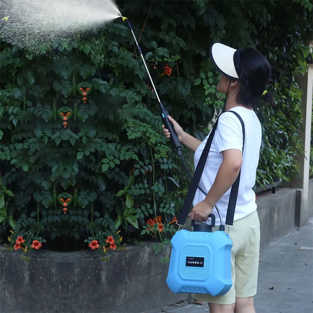 5L/8L ショルダースタイル電動噴霧器バッテリー駆動ガーデン噴霧器じょうろスプレーガン付き園芸植物ミスター灌漑