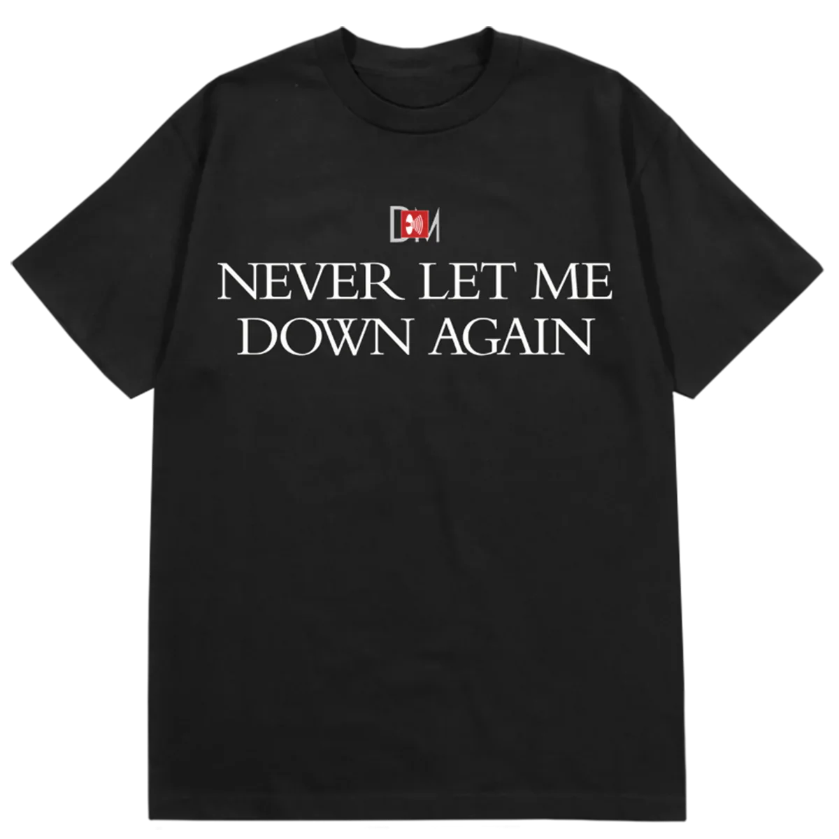 وضع Depeche لا تسمح لي مرة أخرى تي شيرت الرجال والنساء قصيرة الأكمام العلامة التجارية تي شيرت الصيف بلايز الشارع الشهير الرجال الملابس