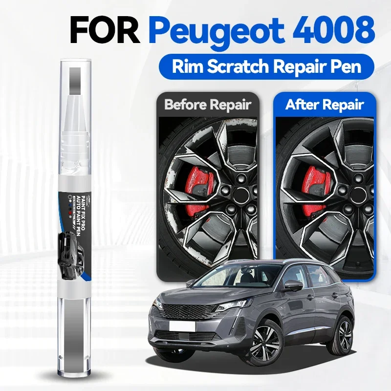 

Ремонтный карандаш для автоэмали Peugeot 4008, средство для удаления царапин, аксессуары для самостоятельного ремонта авто, цвета: синий EDZ, белый KWE, черный KTV