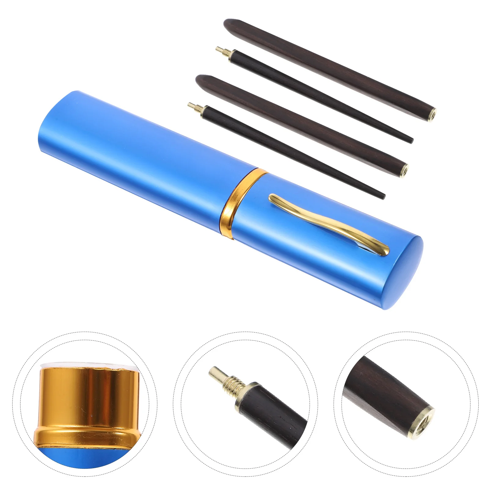 

Travel Chopsticks in Deluxe Aluminum Holder Compact Folding Ebony Pair Ideal for Camping Hiking Picnics and Daily Use