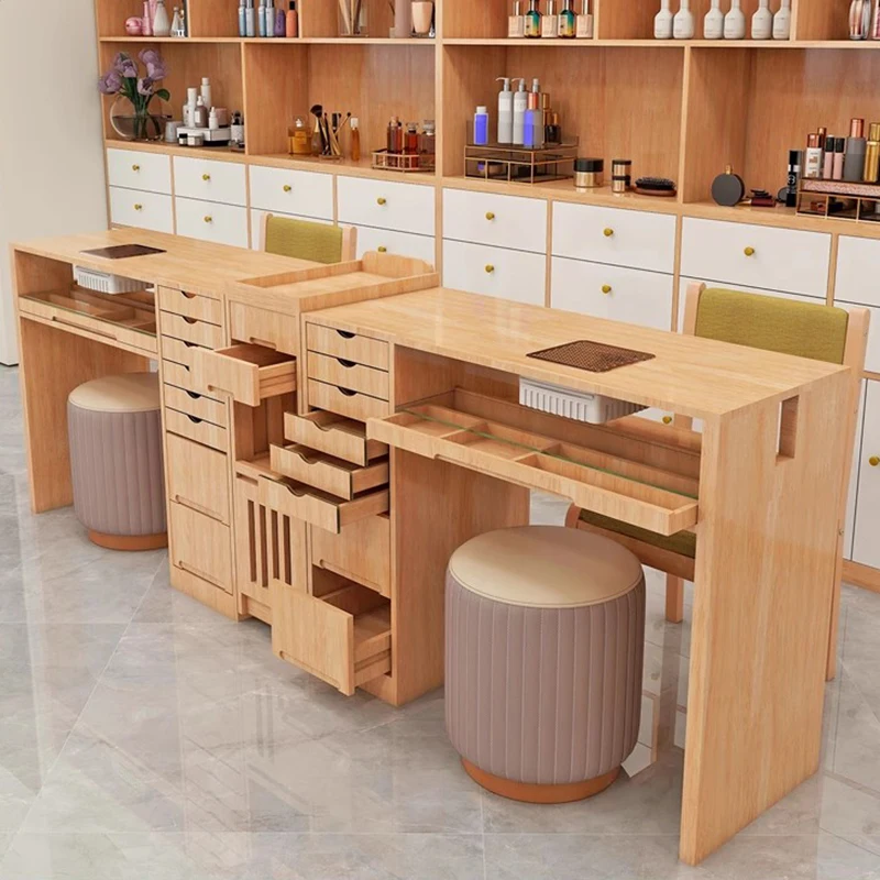 

American Vintage Manicure Nail Table Elegant And Subtle Premium Classic Manicure Nail Table Sturdy Mesa Manicura Salon Furniture