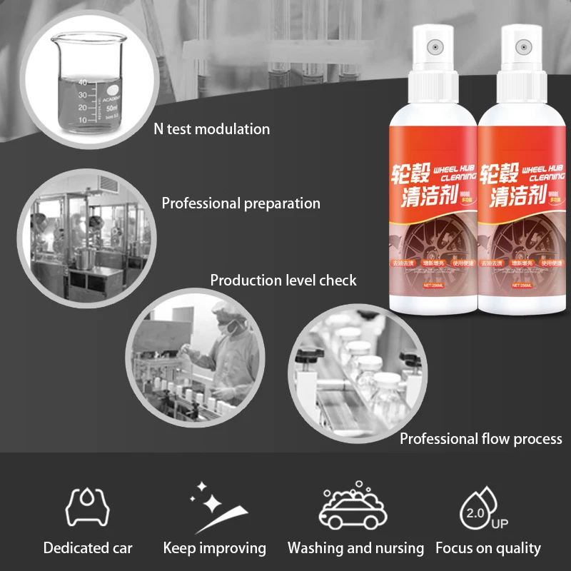 SEAMETAL Iron Remover 500/256/100ML Protect Wheels And Brake Discs From Iron Dust Rim Rust Cleaner Auto Detail Chemical Car Care