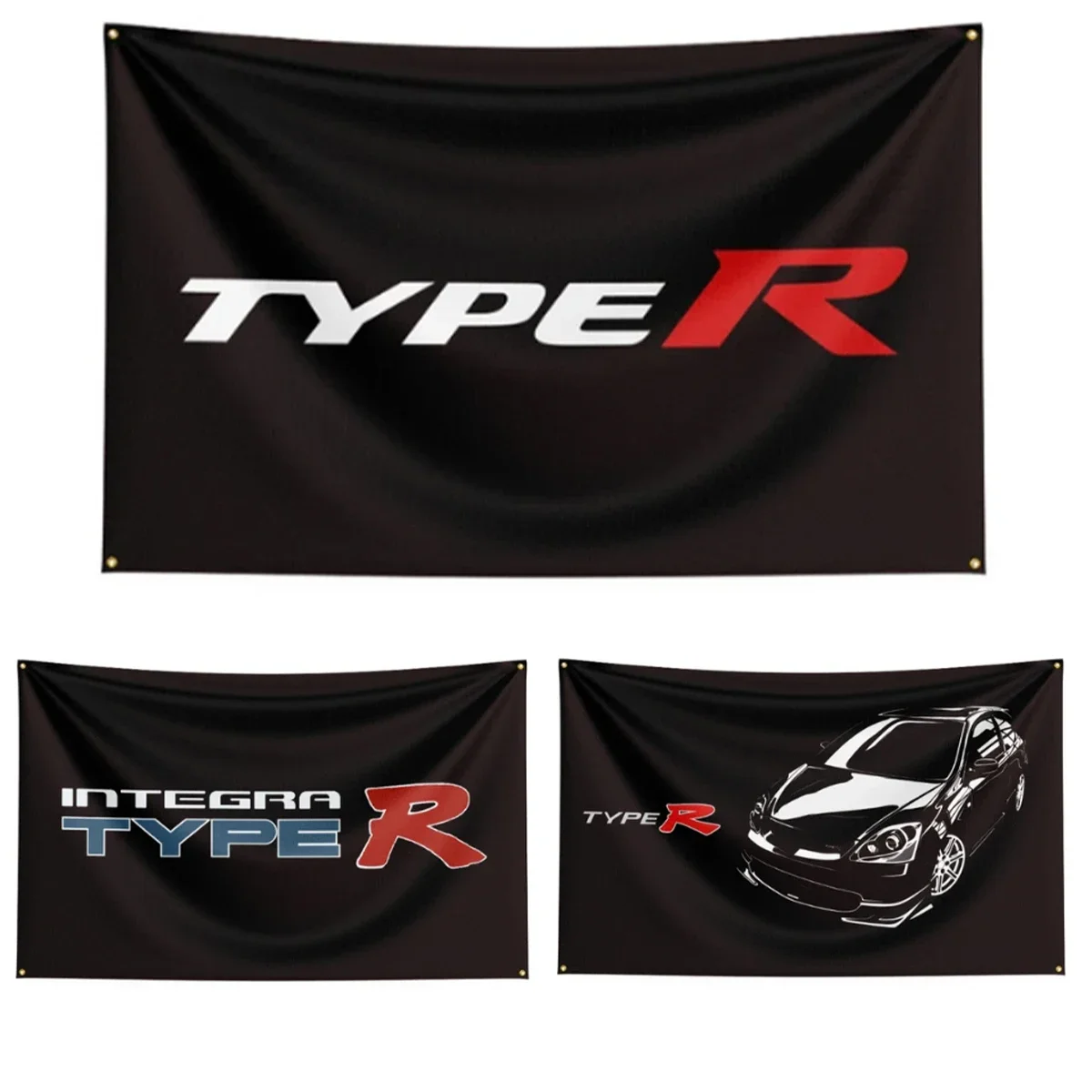 FLAGDOM 90X150CM 3X5FT Typer Flag Polyester Printed Car Banner For Decor