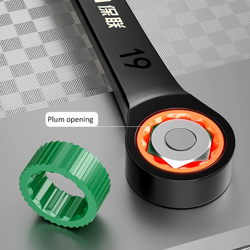 Dual-Purpose Ratchet Plum Wrench 4
