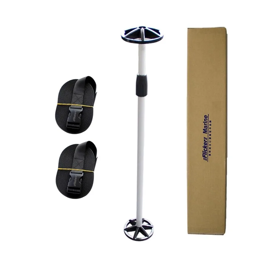 

Boat Cover Support Pole Adjustable Aluminum Telescoping Support Rod Prevents Water Pooling for Fishing Speed Small and Inflatab