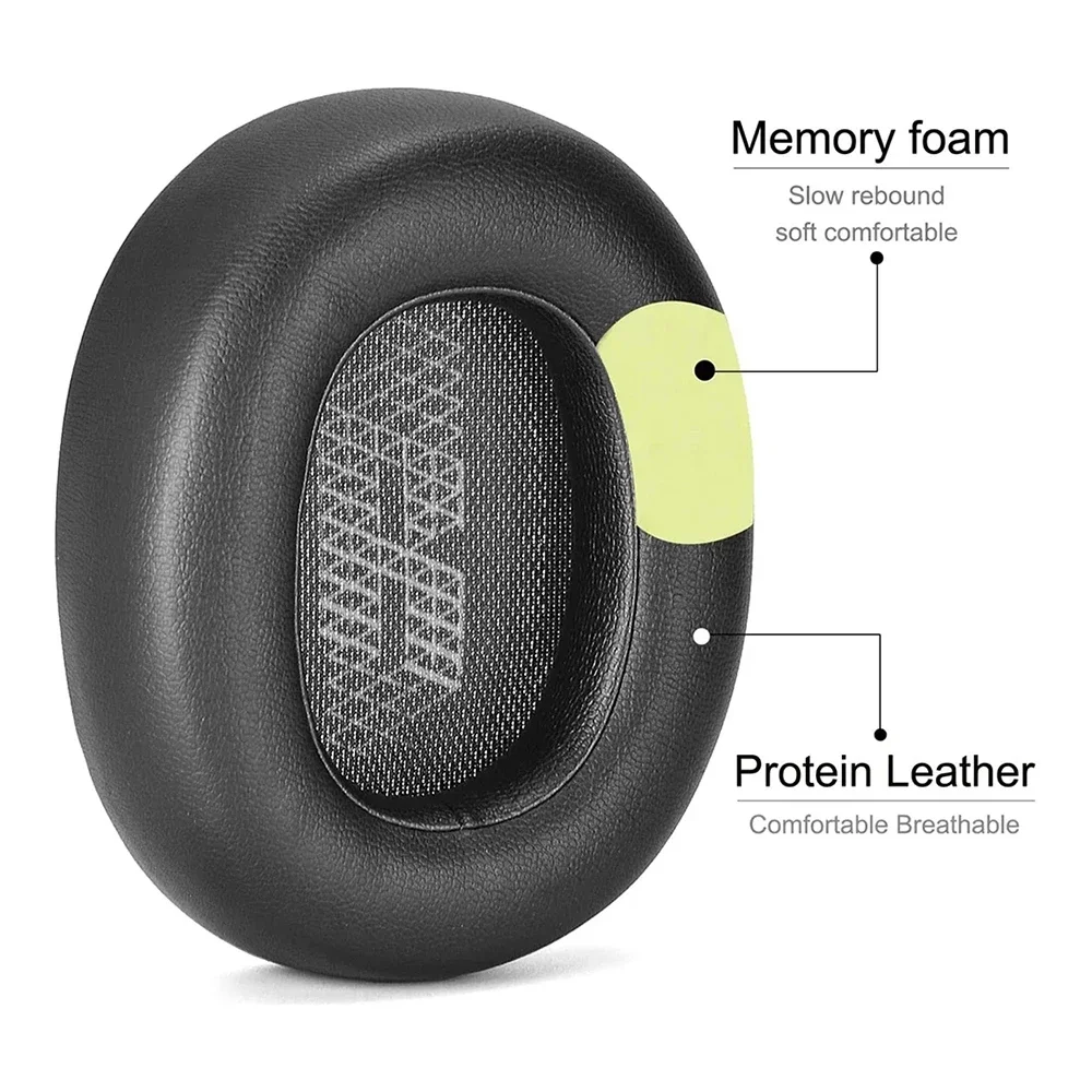 Replacement Earpads Memory Foam Ear Cushion Pads For JBL E65 E65BTNC/Duet NC/Live 650BTNC Live 660 BTNC Headphones Accessories