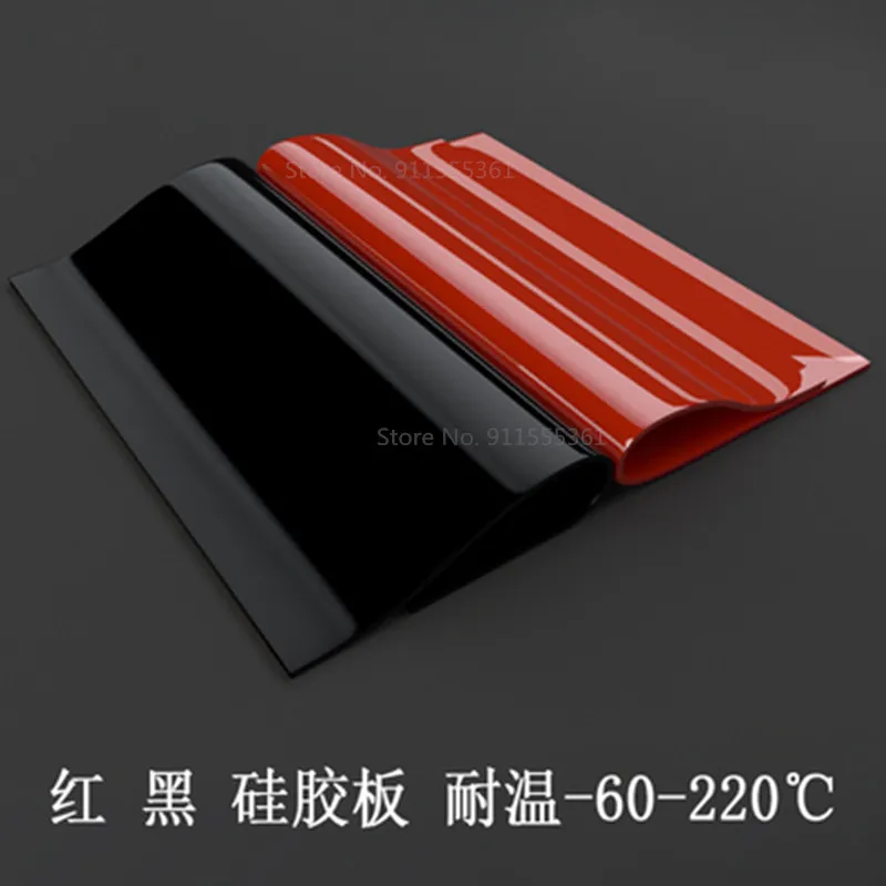 Silicone Rubber Sheet Red Black Translucent Plate Mat High Temperature Resistance 1mm 2mm 3mm 4mm 5mm 500x500mm Silikon Rubber