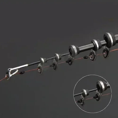 Imagen 2 del producto 2,7 M 3,6 M 4,5 M 5,4 M 6,3 M 7,2 M caña de pescar telescópica de carbono caña ultraligera señuelo carpa viaje océano caña de pescar giratoria