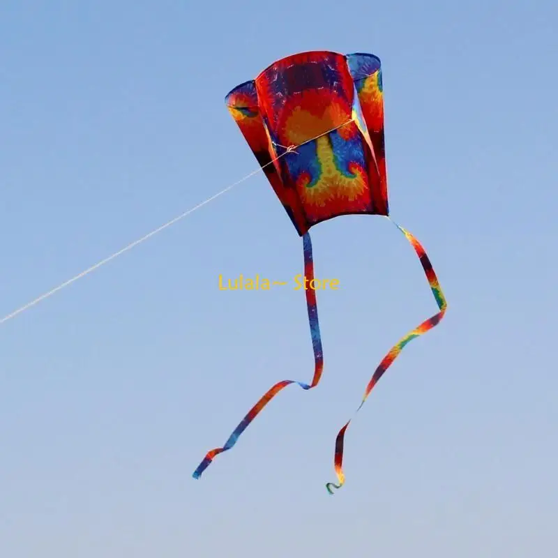 Y4QA 24.8x20.47 "Nieuwheid Kids Rainbow Parafoil Kite Interactive voor lente