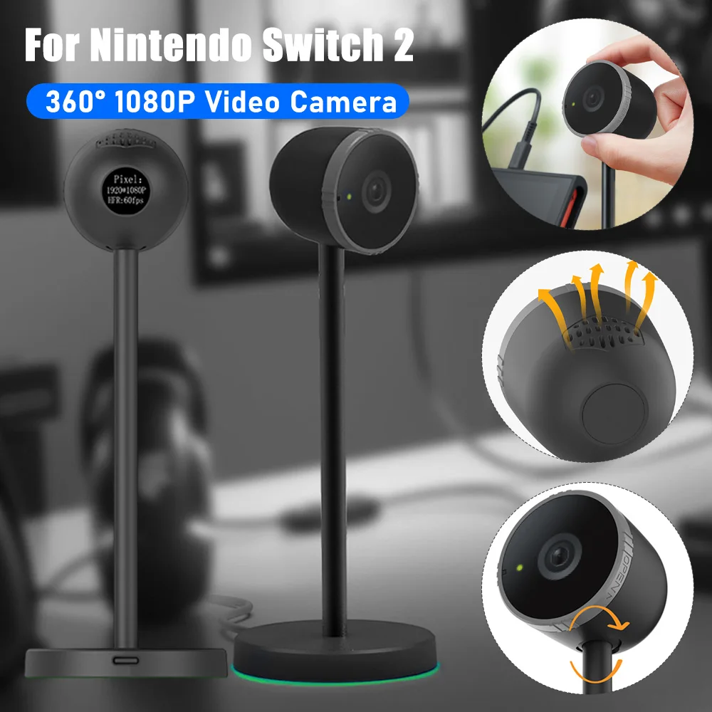 Switch 2 Kamera: Der perfekte Companion für professionelle Streamer und Gameplay-Filmer