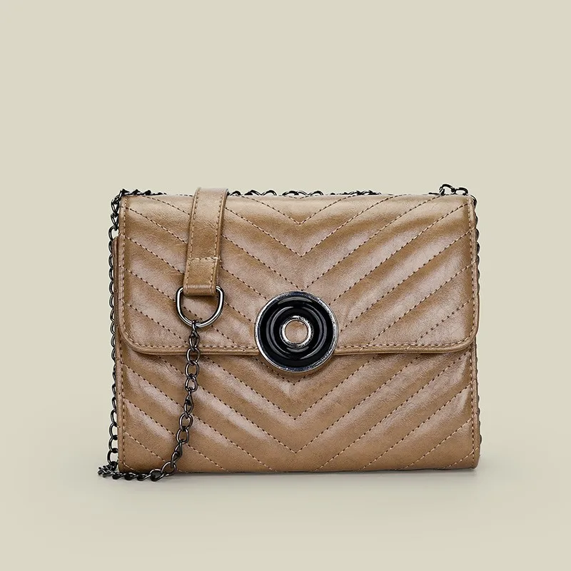 

Стеганая сумка через плечо с шевроном: сумка с вышивкой Artisan со съемной цепочкой - просторная мини-сумка для офиса и аперитива