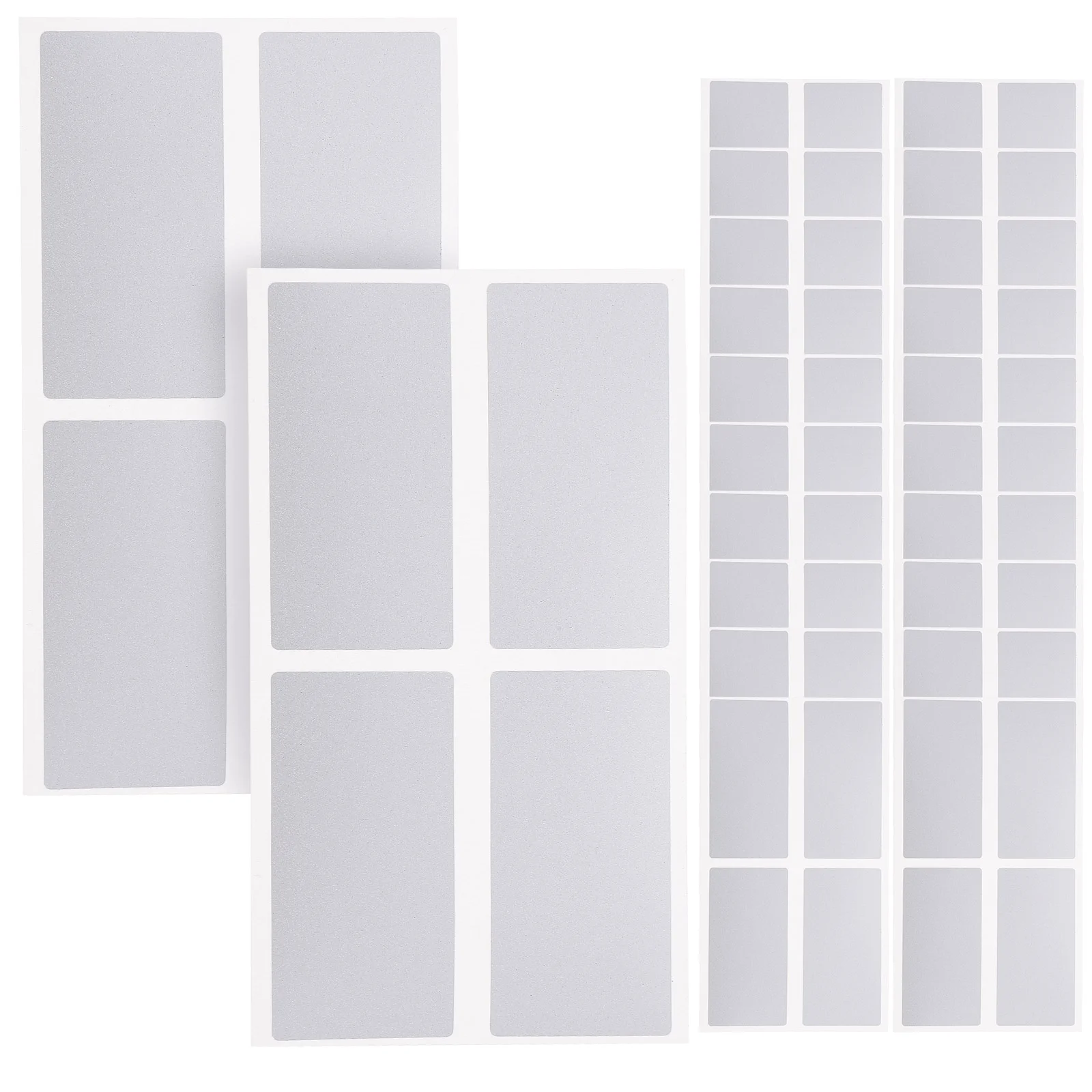 Strips Scratch Card Stickers Circle off Tickets Game Greeting Self Adhesive Address Labels Silver Paper