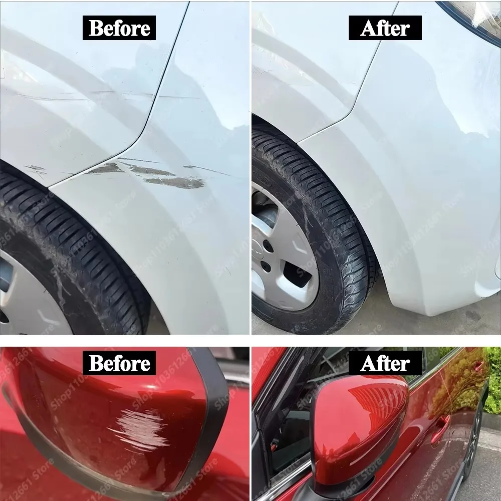 وكيل إصلاح خدش السيارة الاحترافي مع طلاء إسفنجي للعناية بخدوش السيارة وتلميع جلخ متعدد الاستخدام