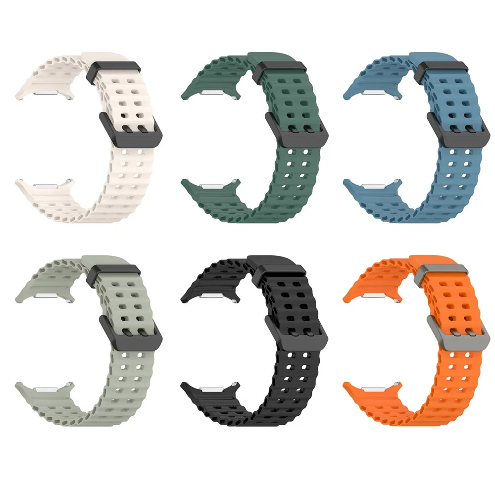 Smartwatch Strap for Samsung Galaxy Ultra 47mm Watch Band Watchband Adjustable Breathable Soft Waterproof Thick Silicone Sport