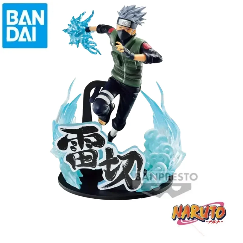 

In Stock Bandai Original Naruto Banpresto Hatake Kakashi Anime Merchandise Model Figurine Ornaments Funko Pop Holiday Gifts Toys