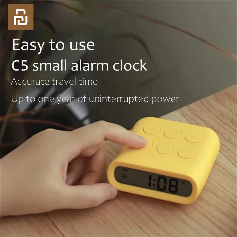 

Youpin MUID C5 Small Alarm Clock Led Bedside Student Electronic Alarm Clock Multifunctional Luminous Small Clock