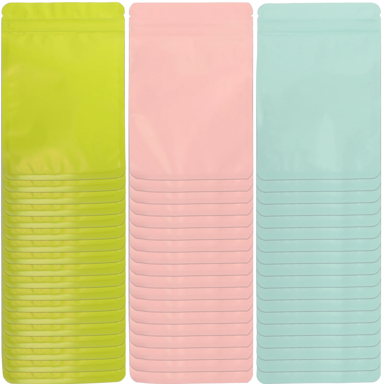 

150Pcs Reusable Food Seal Bags Plastic Snack Storage Pouches Resealable Seal Bags for Candy Cookie Packaging Food Bag