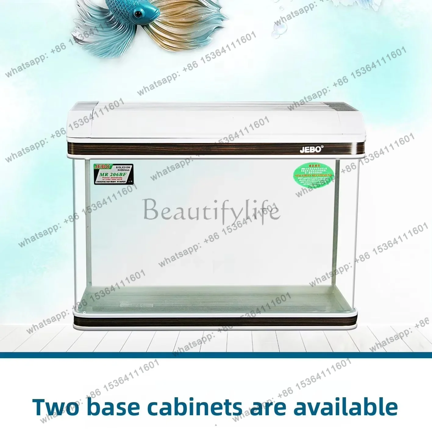 PG  Medium-Free Aquarium Small Medium 80CM Rectangular Living Room Glass Ecological