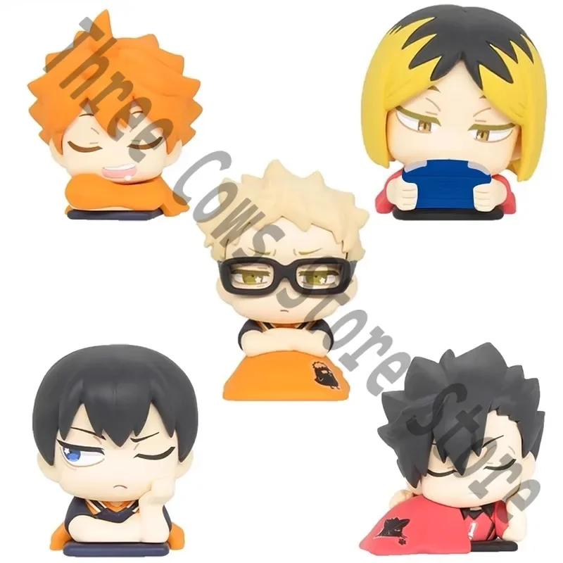 Anime Haikyuu!! Shoyo Hinata Tobio Kageyama Kei Tsukishima Kozume Kenma Tetsurou Kuroo Cosplay Mini Garage Kits Model Figurine