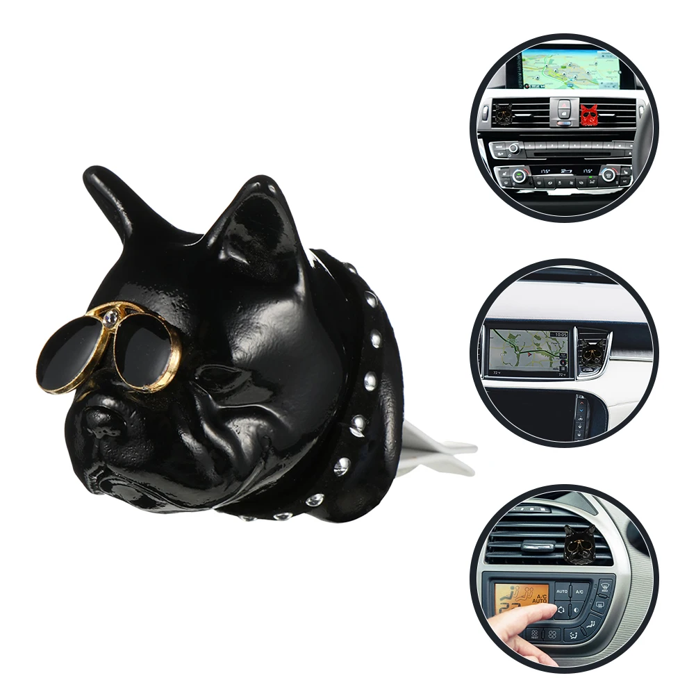 

Car Vent Clips Aromatherapy Air Freshener Kawaii Accessories Decorations Essential Oil Dog Design Non Rust Durable Car Interior