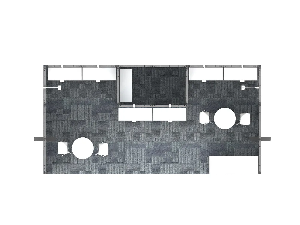 10x20 modulare Messe-Ständer mit grafischem, tragbarem Ausstellungsstand und Ständer