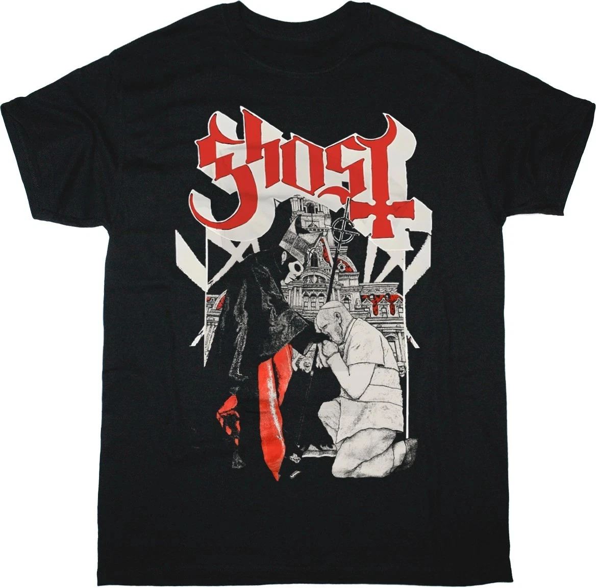 شبح أسود إلى المستقبل جولة شمال أمريكا 2015 تي شيرت الراقية الفاخرة لكل من الرجال والنساء أفضل Y2k الصيف الساخن بيع #1