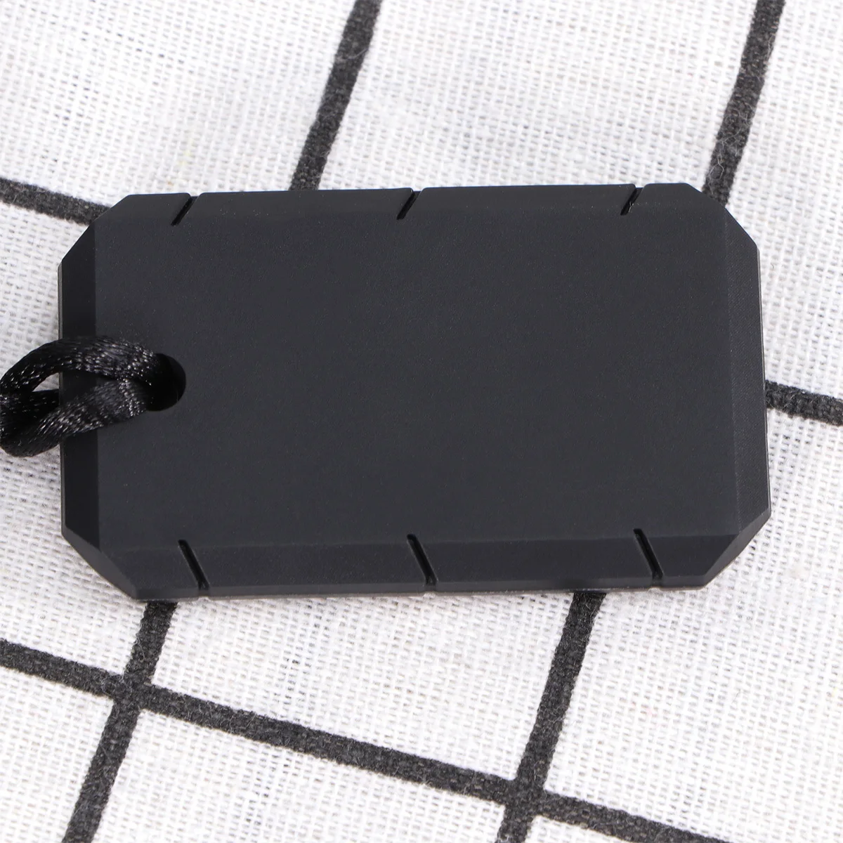 1 قطعة علامة الكلب عضاضة سوداء مضغ للأطفال المولي التدريب قلادة لينة محكم التسنين قلادة التوحد أداة الإغاثة الحسية #5