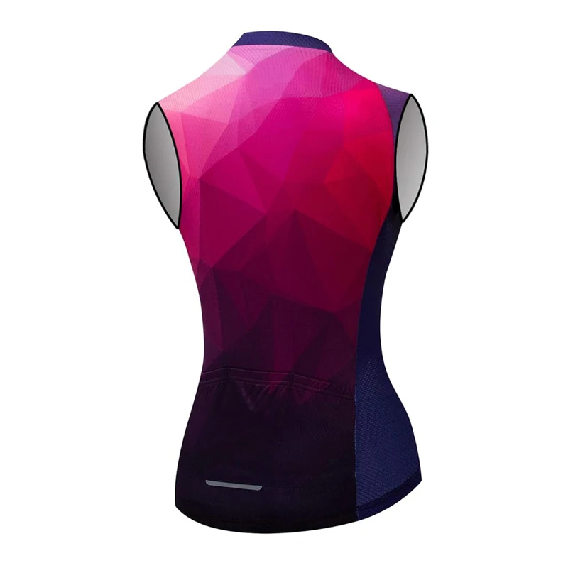 Women\'s Sleeveless Cycling Jersey Breathable Fast Drying Cycling Vest