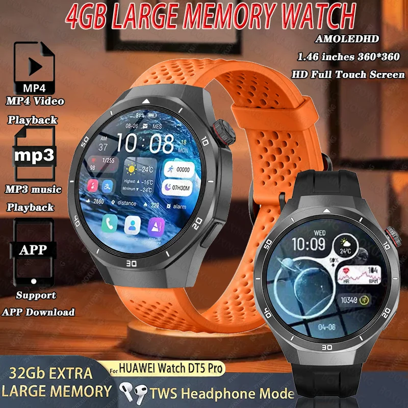 

GT5 Pro Смарт-часы для мужчин и женщин 466*466 HD-экран Bluetooth-вызов Смарт-часы GPS Карта Компас Спортивные фитнес-умные часы 2025 Новинка