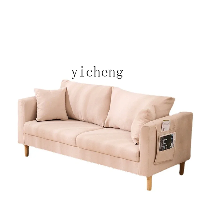 

TLL Simple Modern Rental House Bedroom Three-Person Double Small Sofa