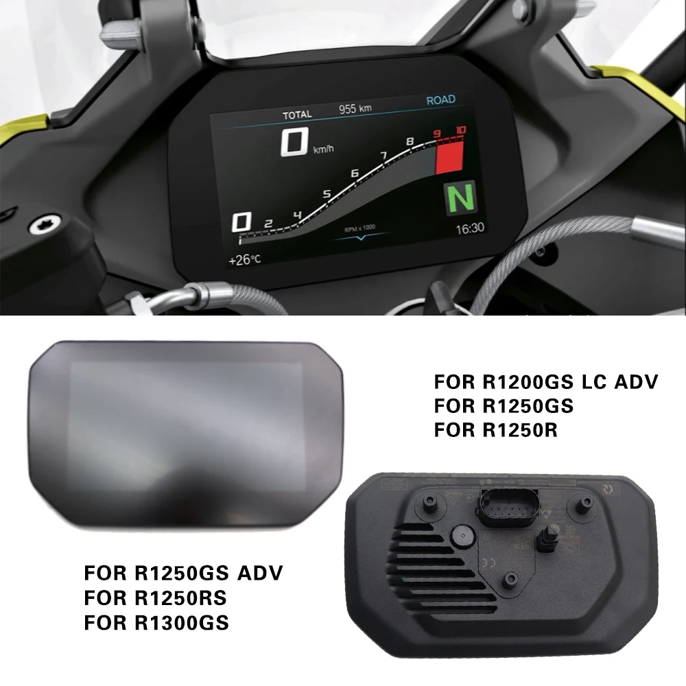 TFT Screen For BMW  R1200GS LC ADV 2018-2024 R1250GS R1250R R1250RS F900GS F800GS F900XR F900R C400GT TFT Display Odometer Cover