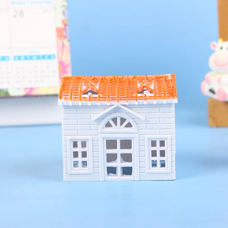 1/12 Dollhouse Simulation Mini Villa Model Dollhouse House Building Decoration Dolls House Furniture Accessories