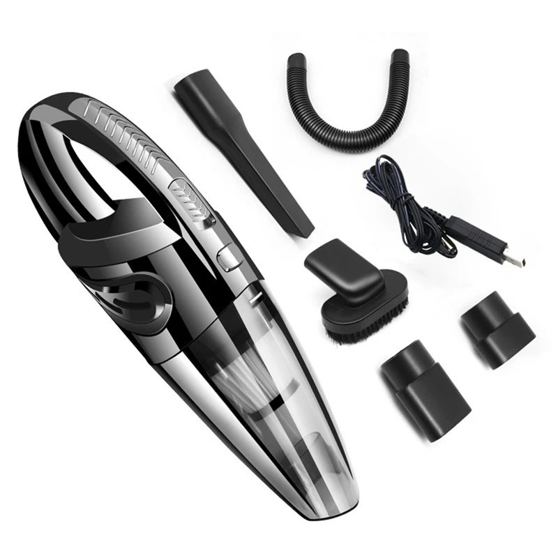 

1 Set Handheld Vacuum Cordless Vacuum Portable Rechargeable Vacuum Cleaner Quick Charge For Home Pet Hair