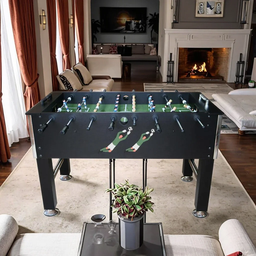 High Quality 5-Foot Eight-Bar Design Soccer Table Age-for Children MDF Indoor Football Entertainment Wholesale Ball Table