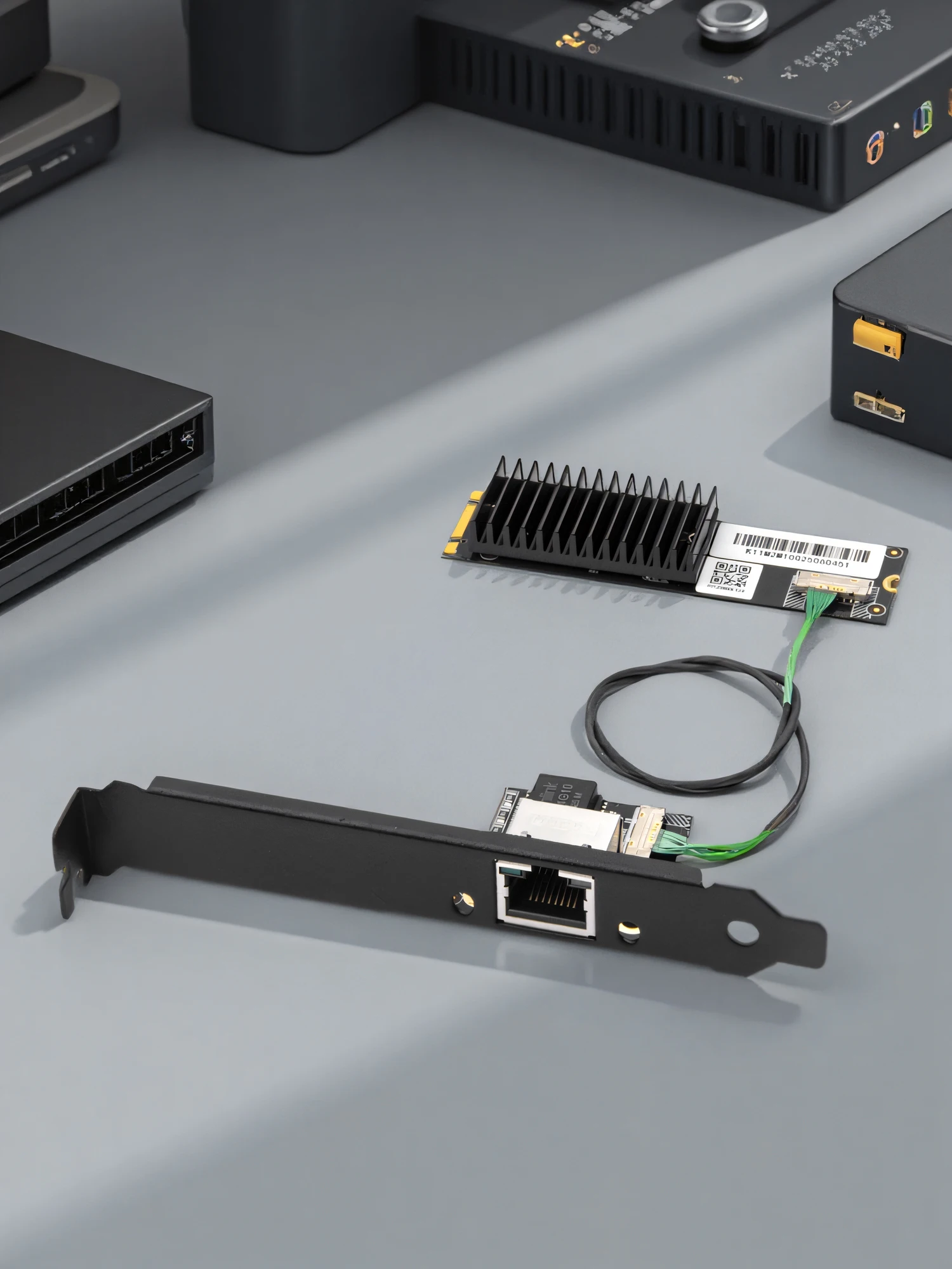 FENVI 10 Gbit/s AQC113 M.2 B+M zu RJ45 Netzwerkkarte Ethernet Netzwerkadapter Single-Port LAN Controller Karte für Desktop-PC Server