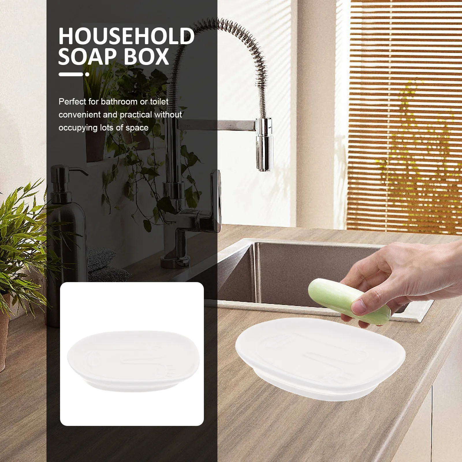 

Прекрасная керамическая мыльница, легко моющаяся, подставка для мыла для декора ванной комнаты, функциональный органайзер, аксессуар для ванной.