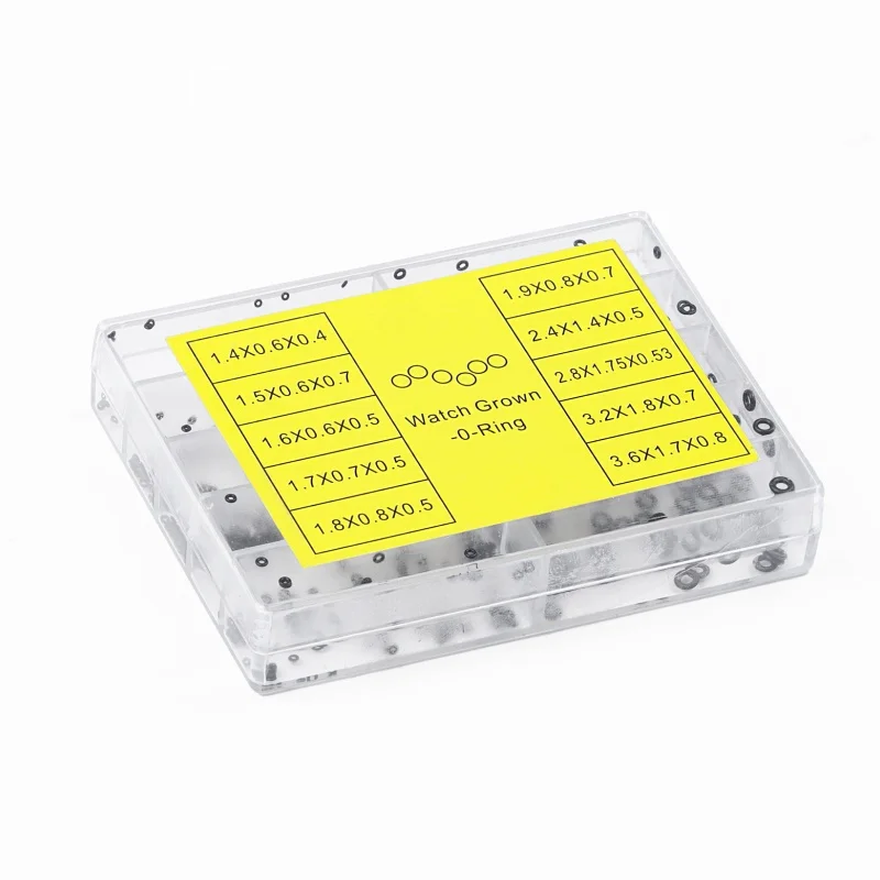 1 Set Neue Mini-Gummidichtungen O-Ringe für Uhrenkronen, Wasserdichte Uhrendichtungen, Uhrenreparaturwerkzeuge – Detail 4