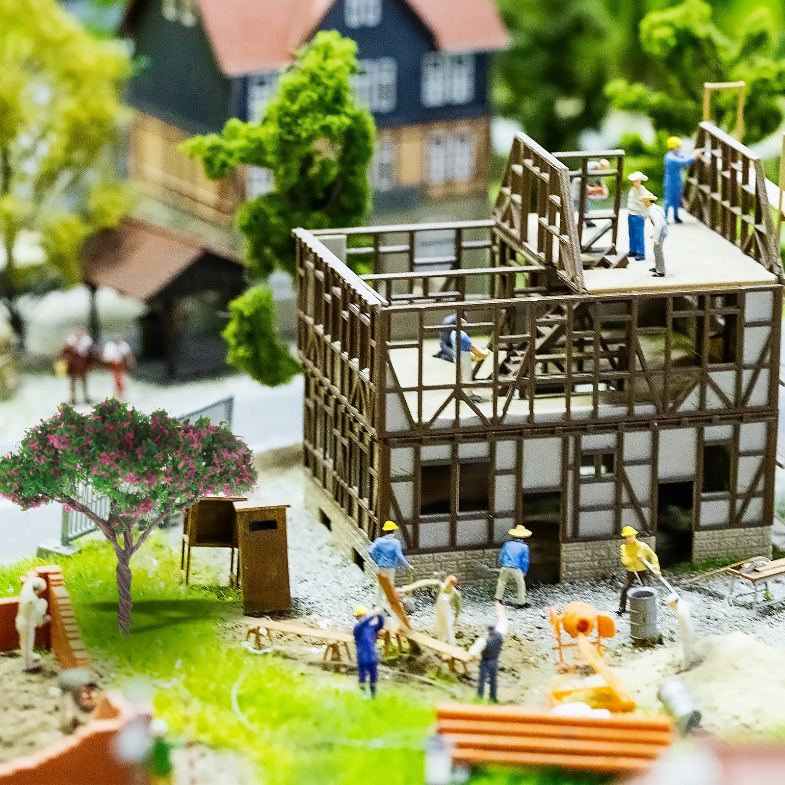 

20 шт. искусственных миниатюрных деревьев из пластика для декора ландшафта, для создания микроландшафтов, украшения песочниц, аксессуары для создания сцен