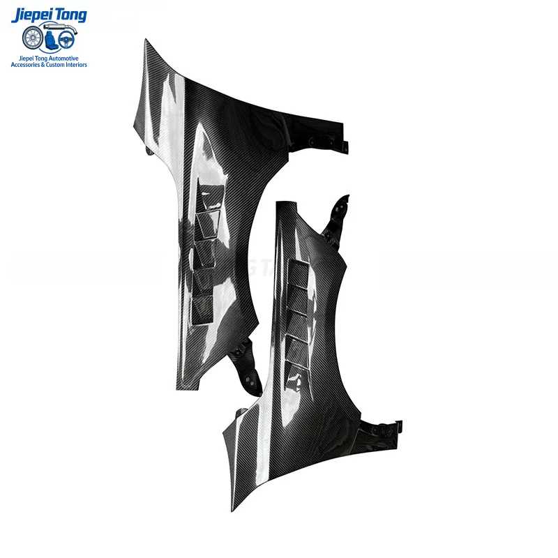 

Подходит для Honda Civic Type R FL5 11-го поколения: карбоновые вентилируемые расширители крыльев, модифицированные малые боковые пороги