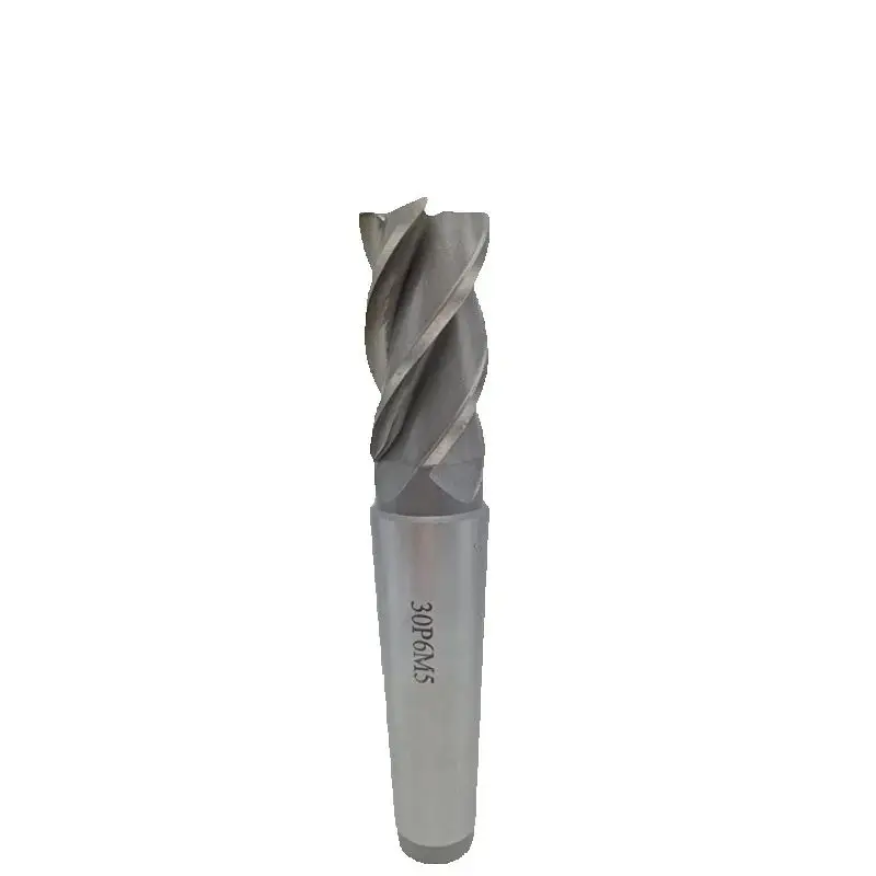 

4 Flutes HSS End Mill Diameter 30mm Router Bit Milling CNC Cutter for Wood Metal End Milling Cutter Drill Bits tool Taper Shank