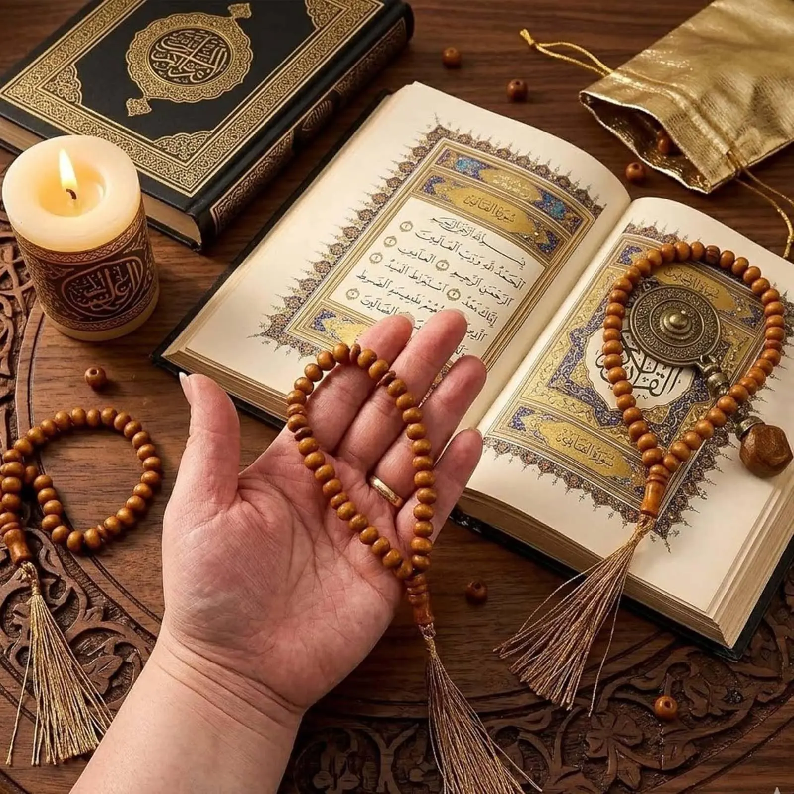 

12 Sets Wooden Prayer Beads Lightweight Wood Bead Mala Wooden Mala Bracelet Calming Spiritual Jewelry Grounding for Meditation